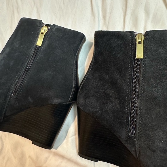 Black Suede Ankle Boots - Picture 8 of 8